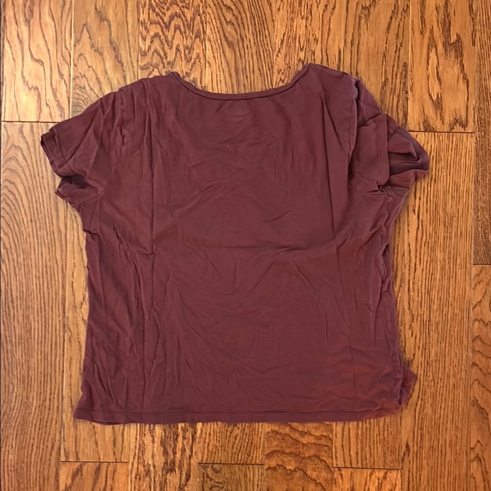 Red Relaxed Short Sleeve T-Shirt - Picture 3 of 3